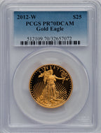 2012-W $25 Gold Eagle PCGS PR70