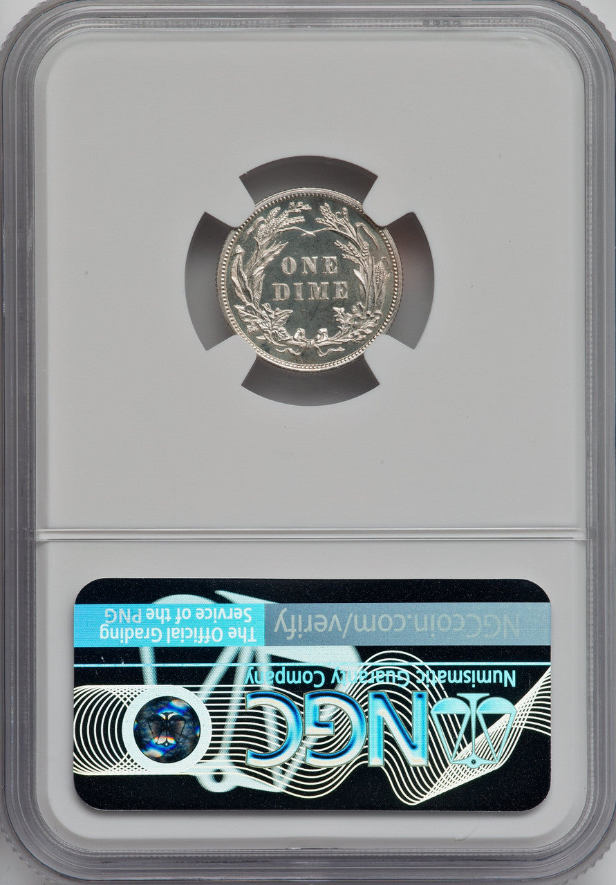 1900 10C Proof Barber Dime NGC PR67