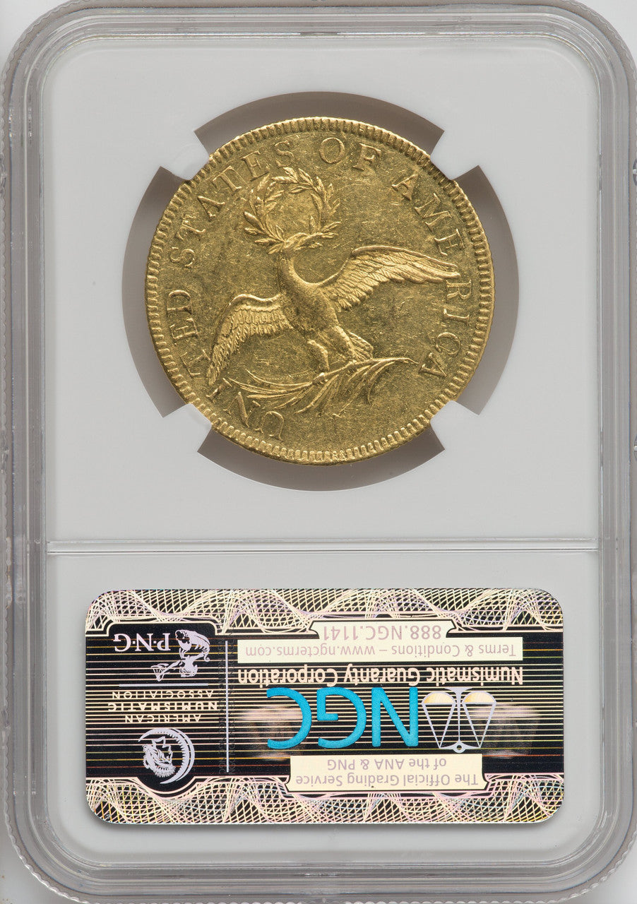 1795 $10 9 LEAVES Early Eagle NGC MS61