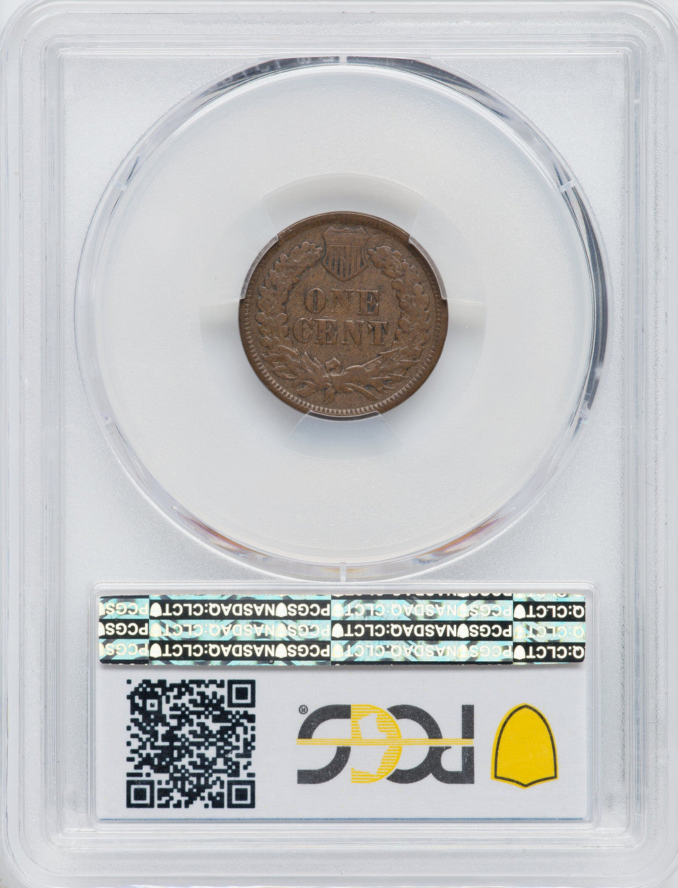1877 1C BN Indian Cent PCGS F12