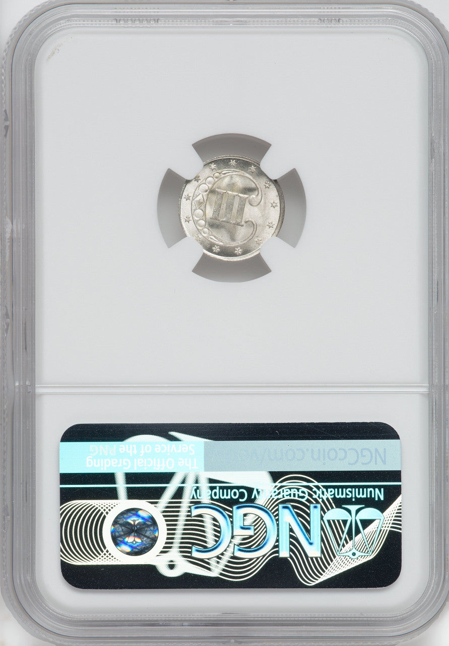 1851 3CS Three Cent Silver NGC MS67