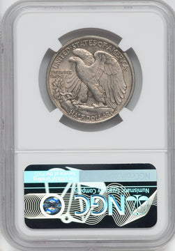 1921 50C Walking Liberty Half Dollar NGC AU58