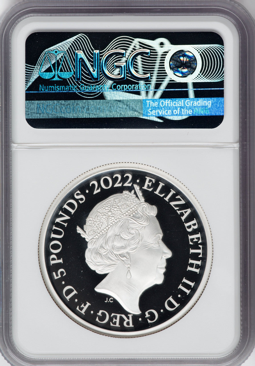2022 G.Britan 2oz Silver Henry VII NGC PR70 Ultra Cameo