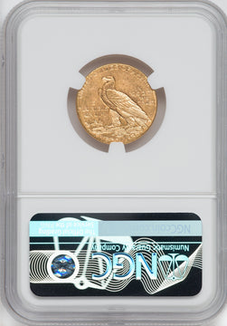1910-D $5 Indian Half Eagle NGC MS64