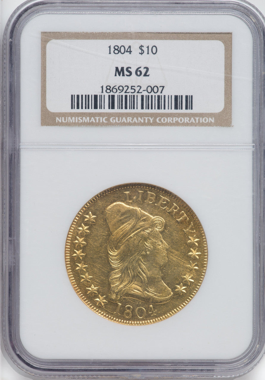 1804 $10 BD-1 Early Eagle NGC MS62