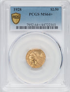 1928 $2.50 Indian Quarter Eagle PCGS MS64+