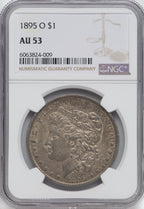 1895-O $1 Morgan Dollar NGC AU53