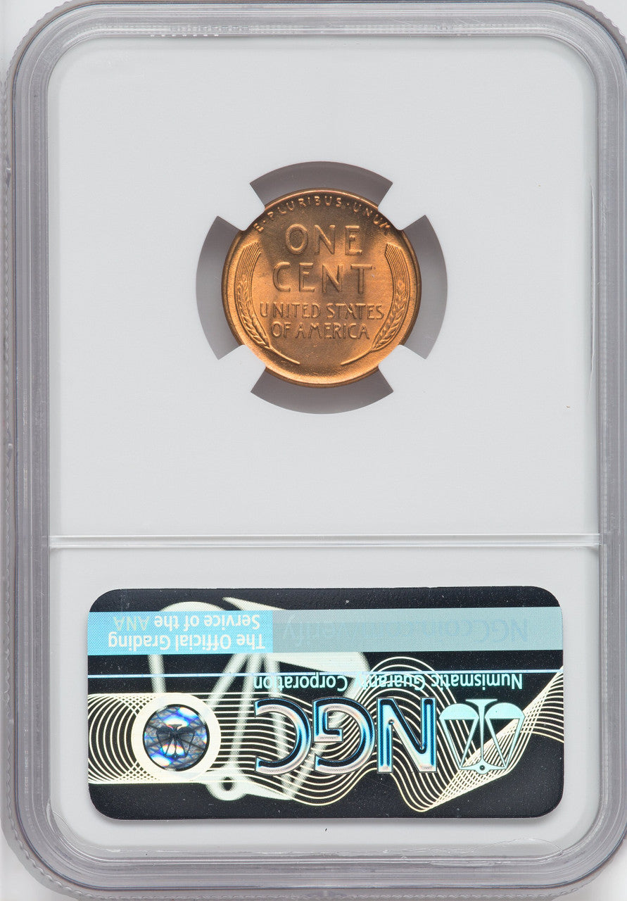 1948-D 1C RD NGC Plus Lincoln Cent NGC MS67+