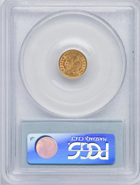 1854 G$1 Type One Gold Dollar PCGS MS63