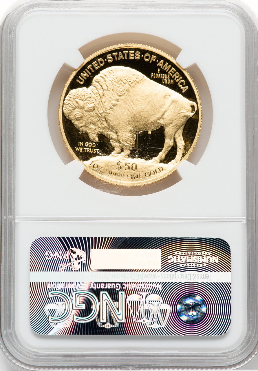 2015-W $50 One-Ounce Gold Buffalo NGC PF70