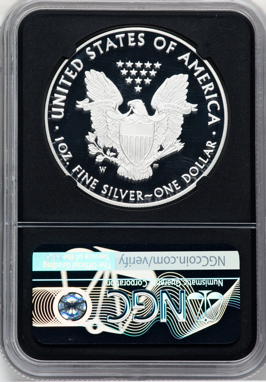 2019-W S$1 Silver Eagle First Strike NGC PF70