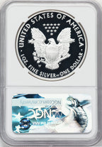 2017-W S$1 Silver Eagle NGC PF70