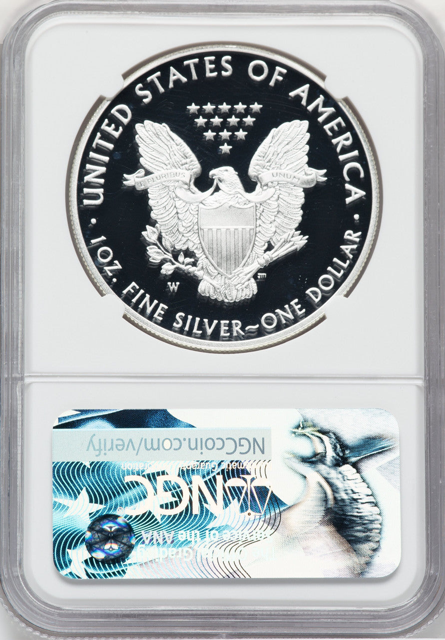 2017-W S$1 Silver Eagle NGC PF70