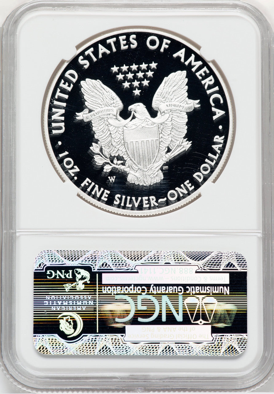 2014-W S$1 Silver Eagle First Strike NGC PF70
