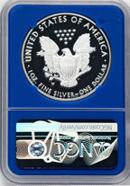 2019-W S$1 Silver Eagle First Day of Issue NGC PF70