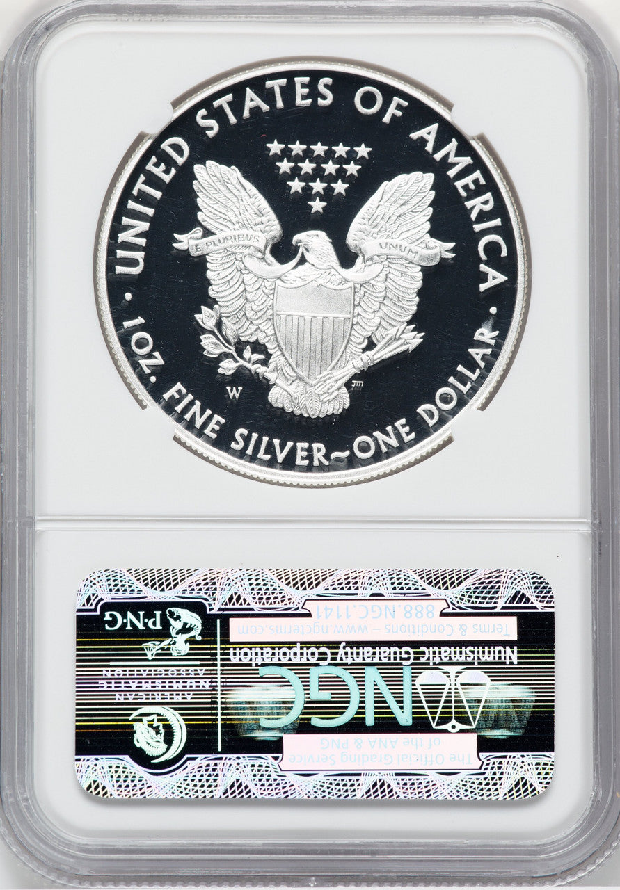 2015-W S$1 Silver Eagle First Strike NGC PF70