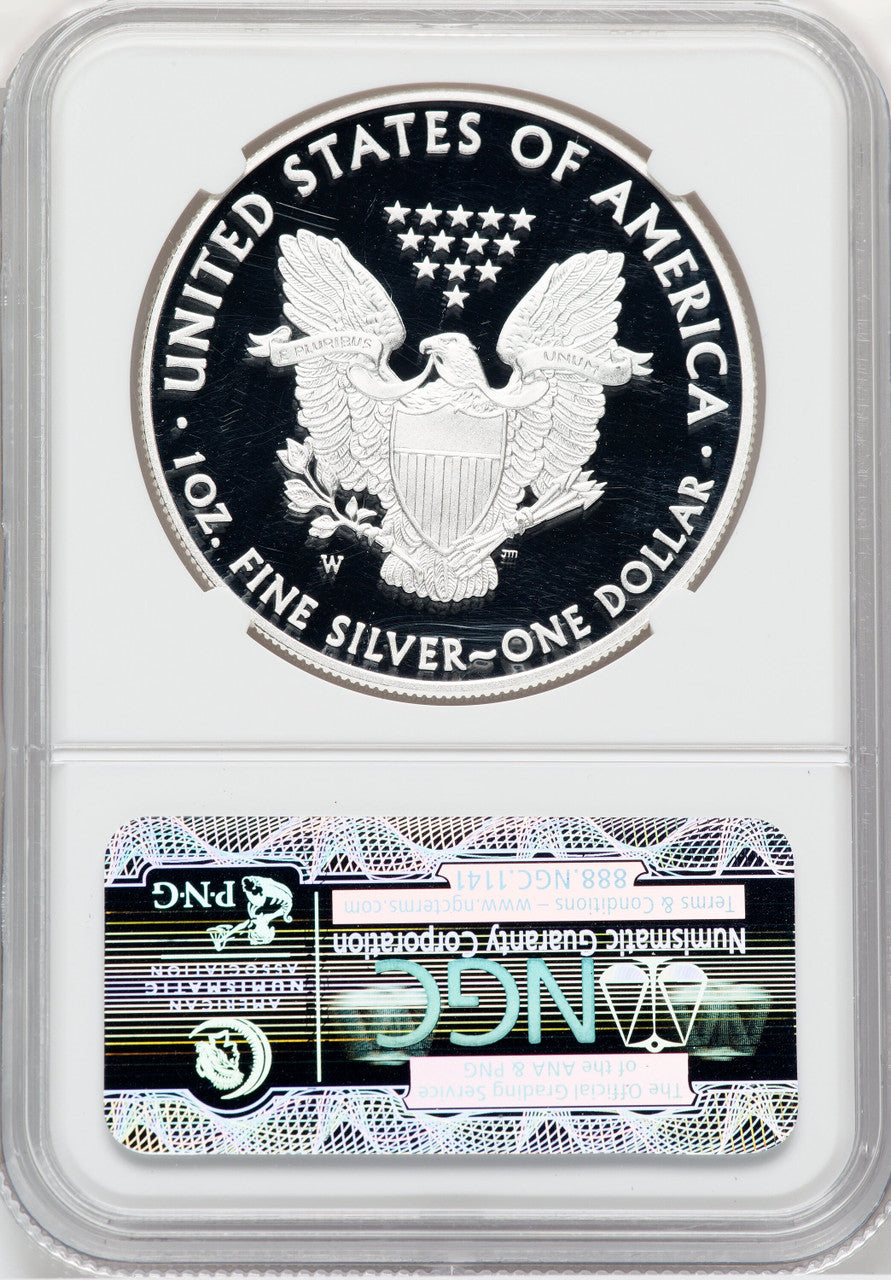 2014-W S$1 Silver Eagle First Strike NGC PF70