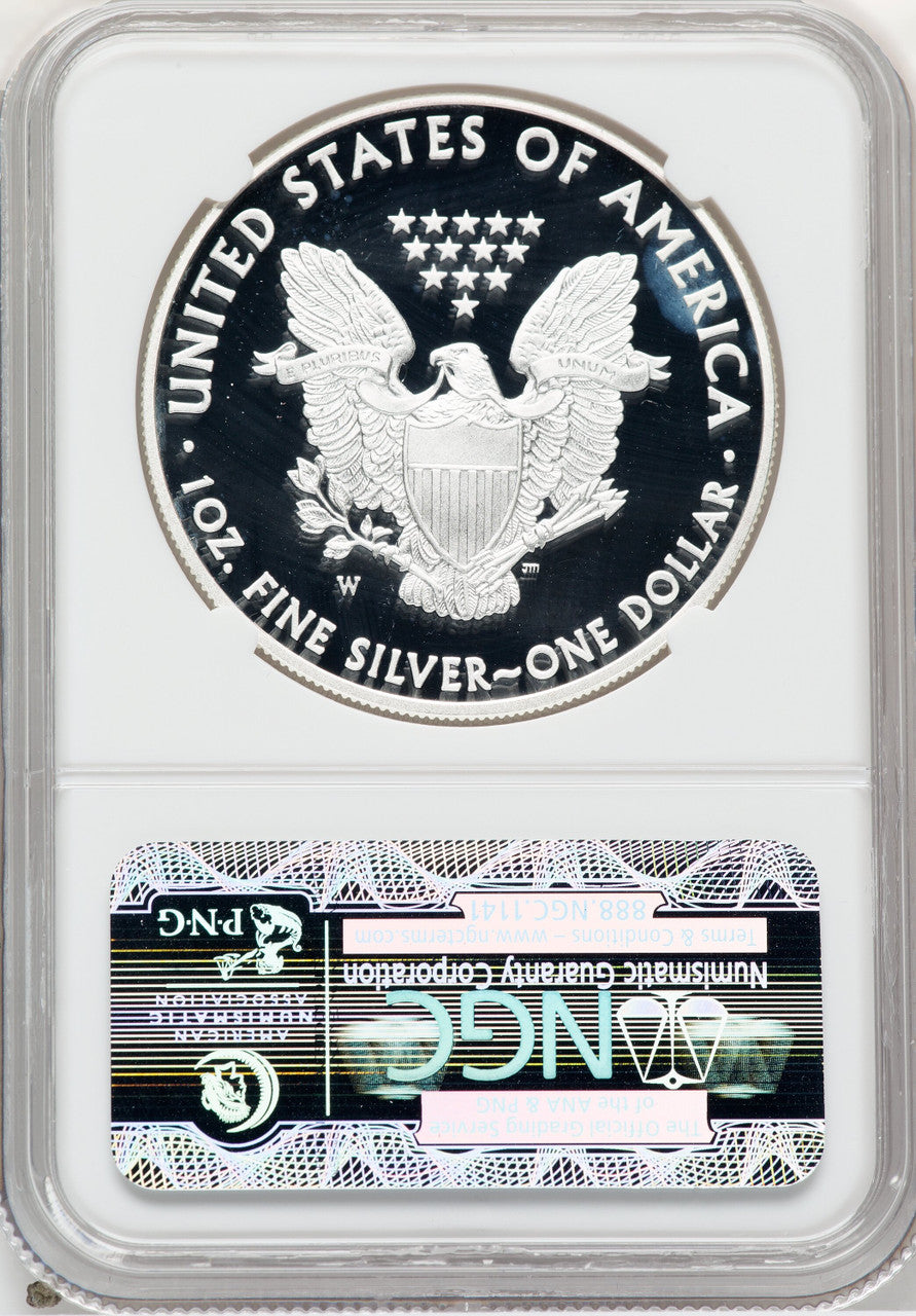 2013-W S$1 Silver Eagle First Strike NGC PF70