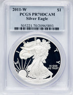 2011-W Silver Eagle PCGS PR70