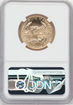 1998 $25 Half-Ounce Gold Eagle Mike Castle NGC MS70 (757140059)