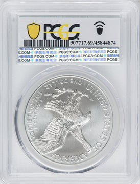 2021 American Silver Eagle Type 2 At Dusk & Dawn 35th Anniversary 269th PCGS MS69