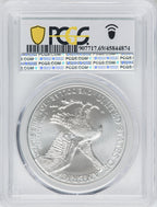 2021 American Silver Eagle Type 2 At Dusk & Dawn 35th Anniversary 269th PCGS MS69