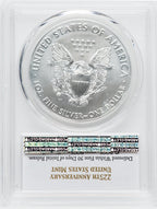 2017-W S$1 Silver Eagle Burnished First Strike PCGS SP70