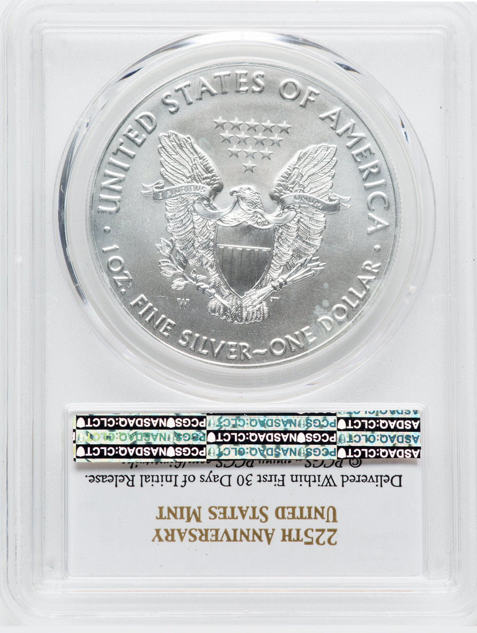 2017-W S$1 Silver Eagle Burnished First Strike PCGS SP70