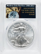 2017-W S$1 Silver Eagle Burnished First Day of Issue at Philadelphia SP PCGS MS70