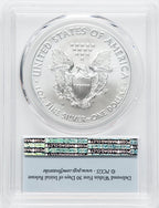2018-W S$1 Silver Eagle Burnished First Strike SP PCGS MS70