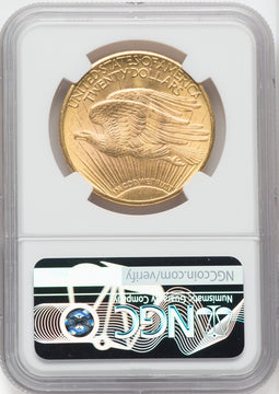1924 $20 Saint Green Label Saint-Gaudens Double Eagle NGC MS65