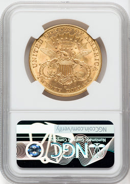 1907-D $20 Liberty Double Eagle NGC MS64