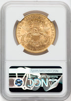 1907-D $20 Liberty Double Eagle NGC MS64