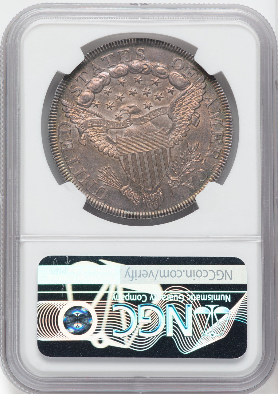 1799 S$1 7x6 Stars Early Dollar NGC MS63