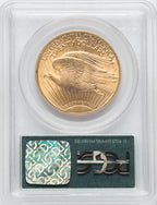 1922 $20 Saint-Gaudens Double Eagle PCGS MS63