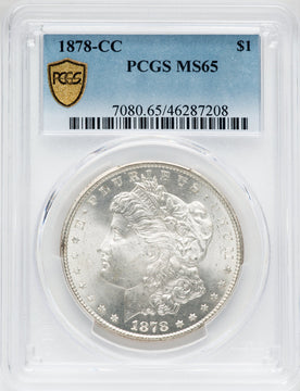 1878-CC Morgan Dollar PCGS MS65