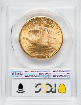 1928 $20 CAC Saint-Gaudens Double Eagle PCGS MS65+