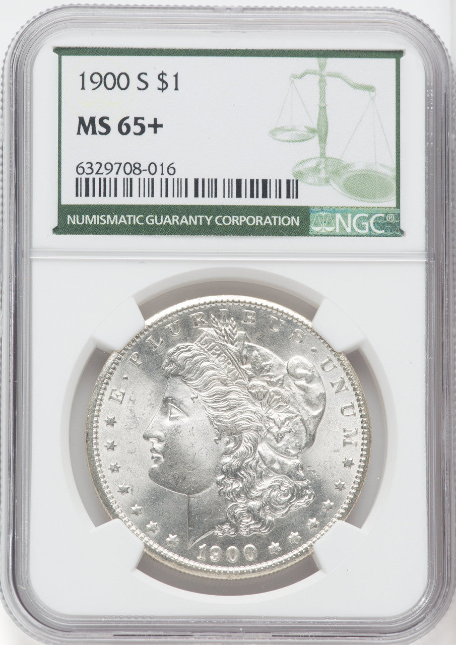 1900-S $1 NGC Plus Morgan Dollar NGC MS65+