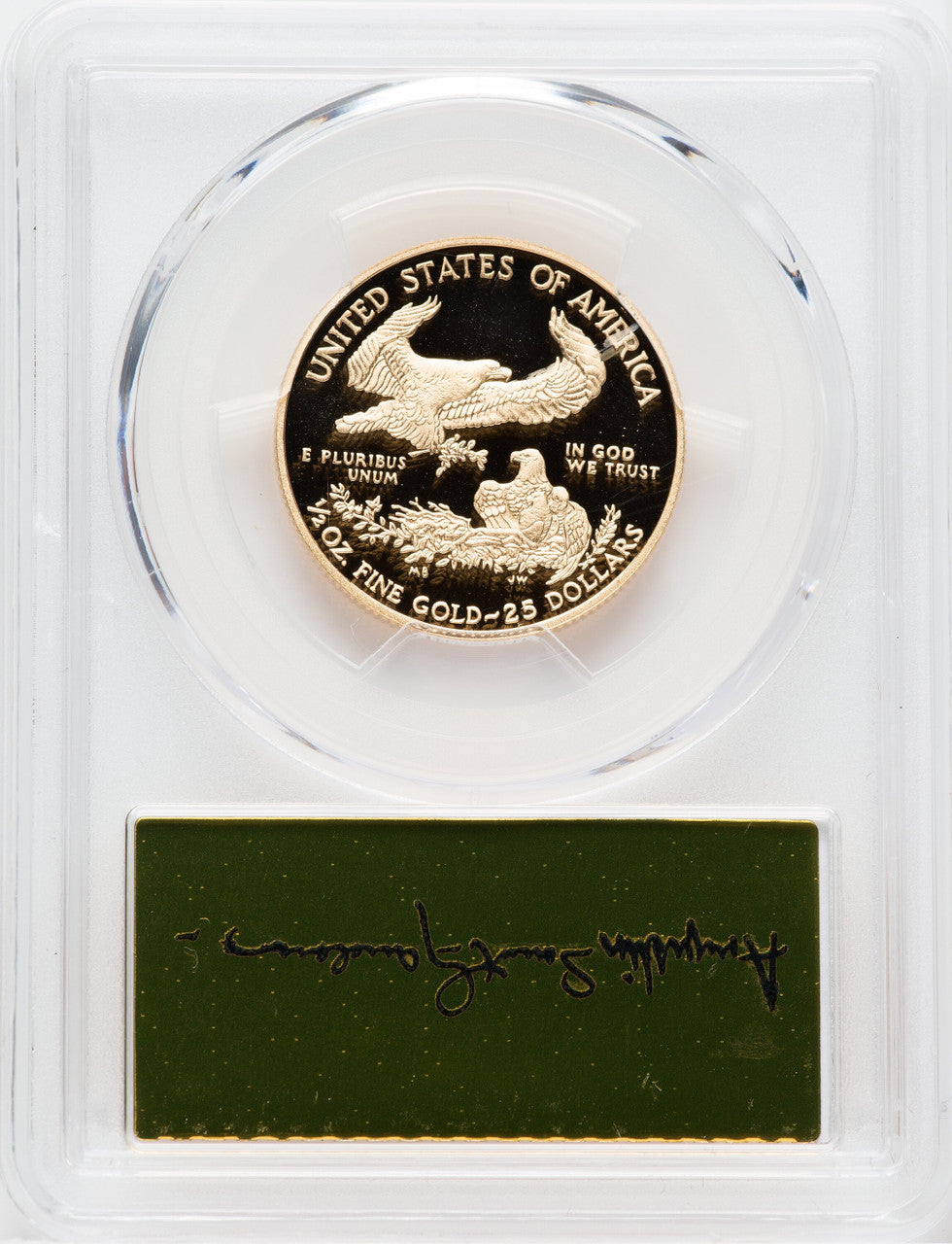 2017-W $25 Half-Ounce Gold Eagle First Strike PCGS PR70