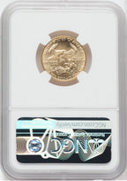 1990 $10 Quarter-Ounce Gold Eagle NGC MS70