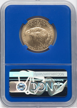 2021 $25 Half-Ounce Gold Eagle Type Two First Day of Issue NGC MS70
