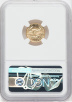 1991 $5 Tenth-Ounce Gold Eagle NGC MS70