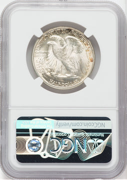 1947-D 50C NGC Plus Walking Liberty Half Dollar NGC MS67+