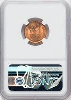 1944-D/S 1C FS-512 RD Lincoln Cent NGC MS66