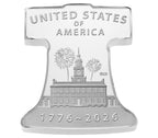 2026-P Freedom Ringing Liberty Bell 3-Coin Set FDI PR70 Harrigal 250 Label