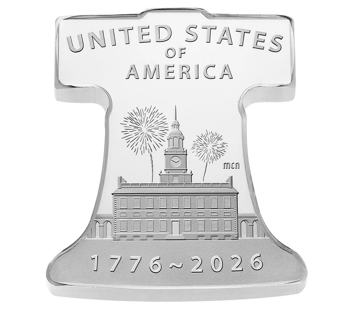 2026-P Freedom Ringing Liberty Bell 3-Coin Set FDI PR70 Harrigal 250 Label
