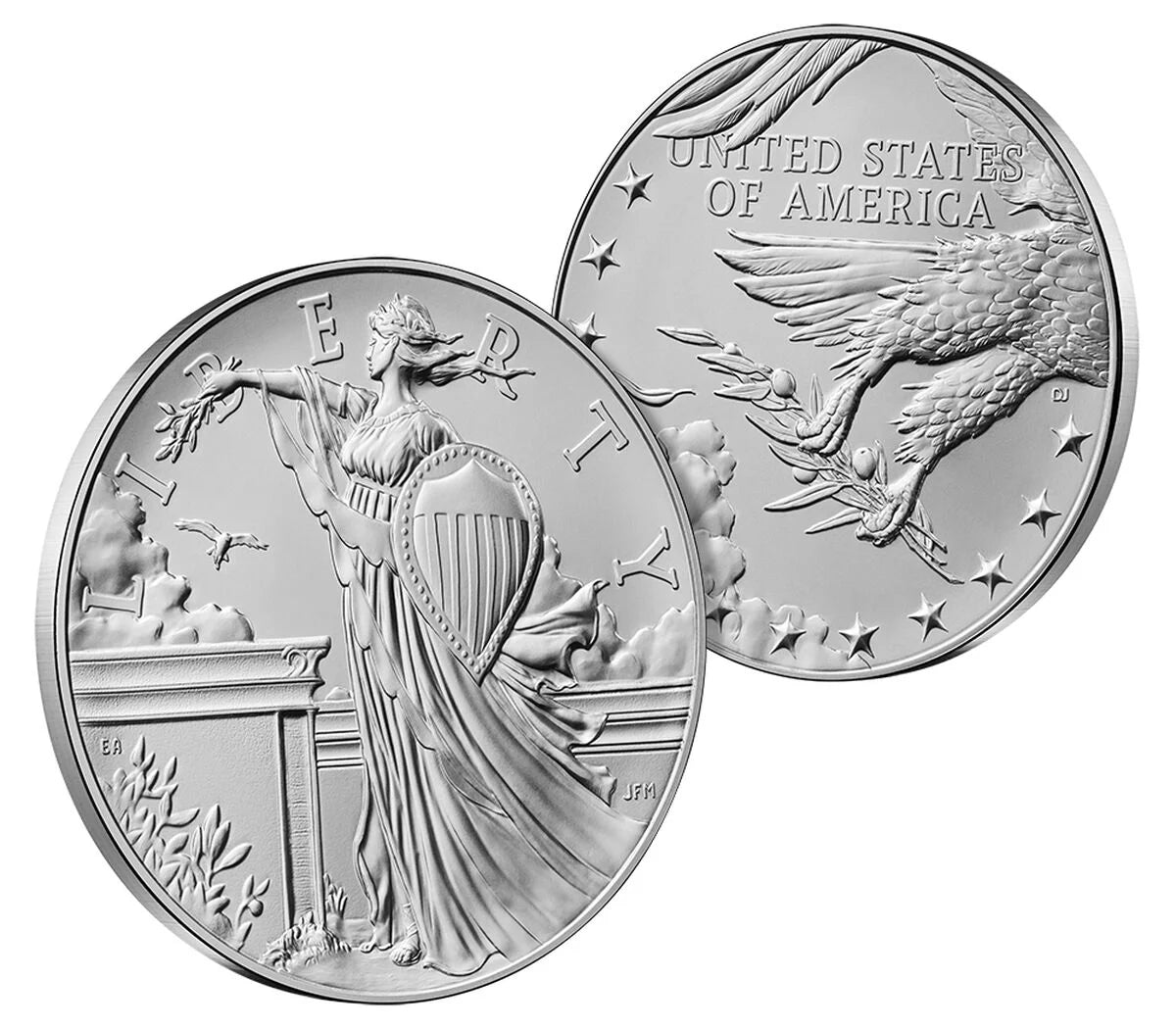 1916 Standing Liberty Quarter Gold Coin and Silver Medal Set AD CAC SP70/MS70 Founders