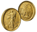 2026-W Best of the Mint 1916 Gold Walking Liberty Half & Silver Medal Set FDD CAC SP70/MS70 Battlefield