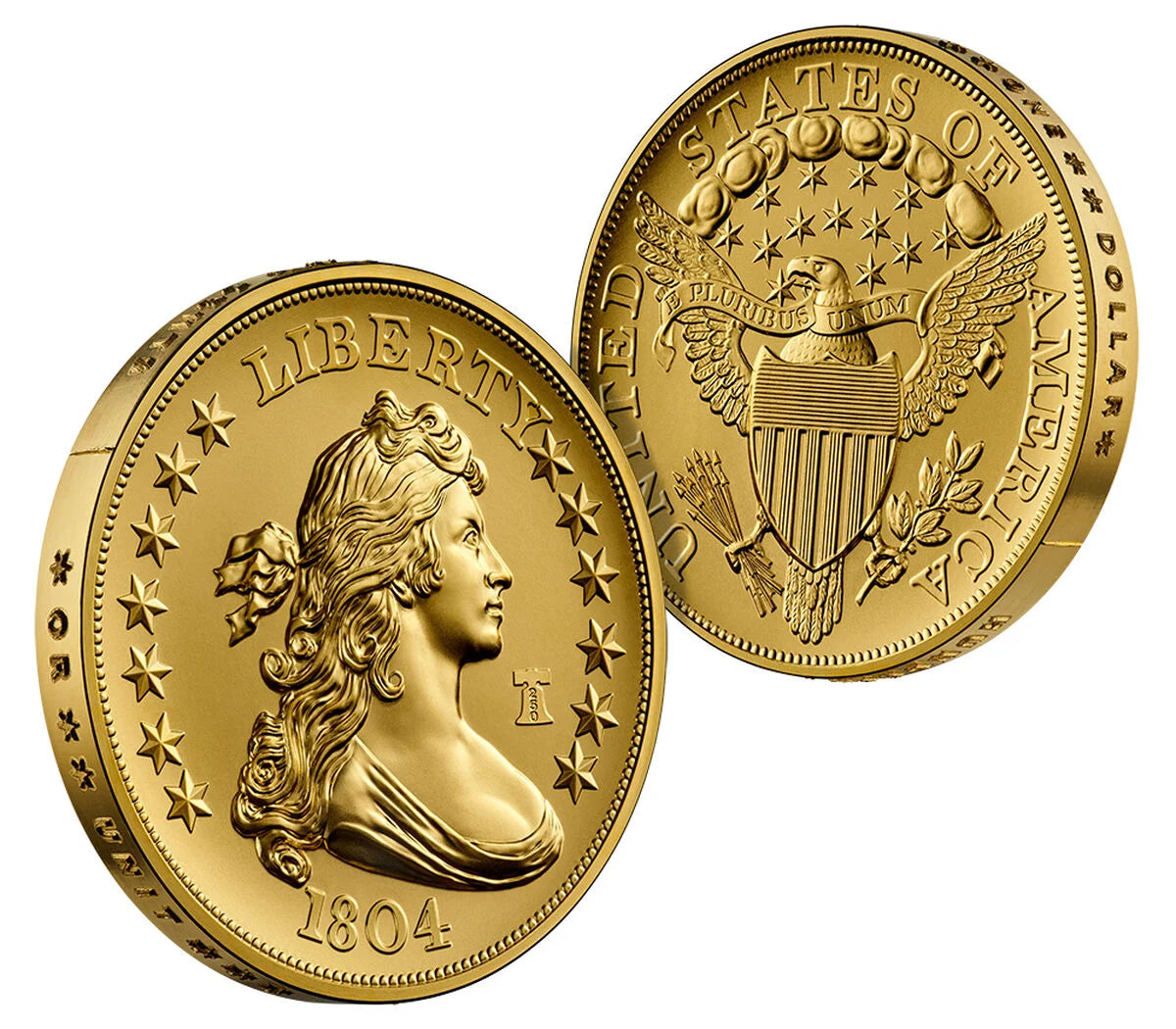 2026 1804 Draped Bust Dollar Gold Coin FDI NGC SP70 Harrigal