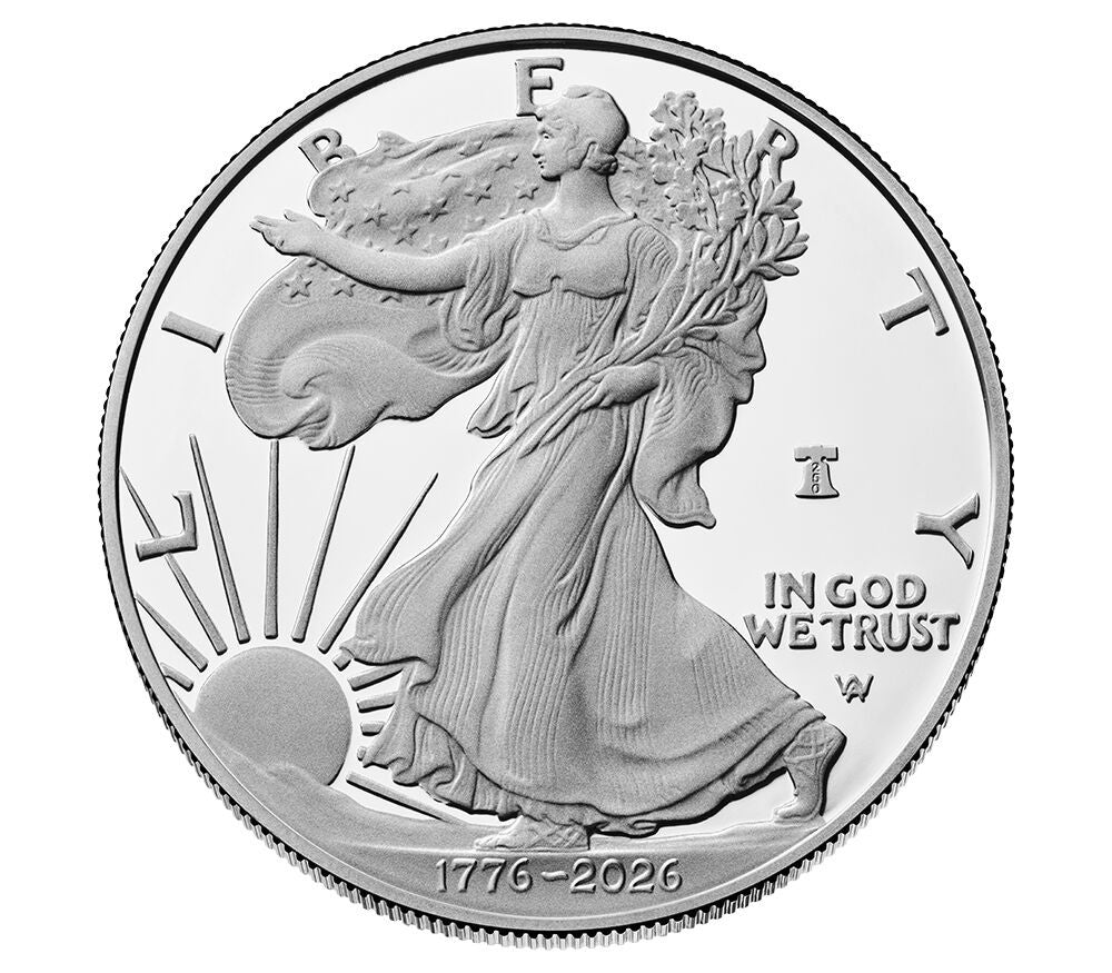 2026 W Proof Silver Eagle Liberty Bell 250 Privy (1776-2026) OGP